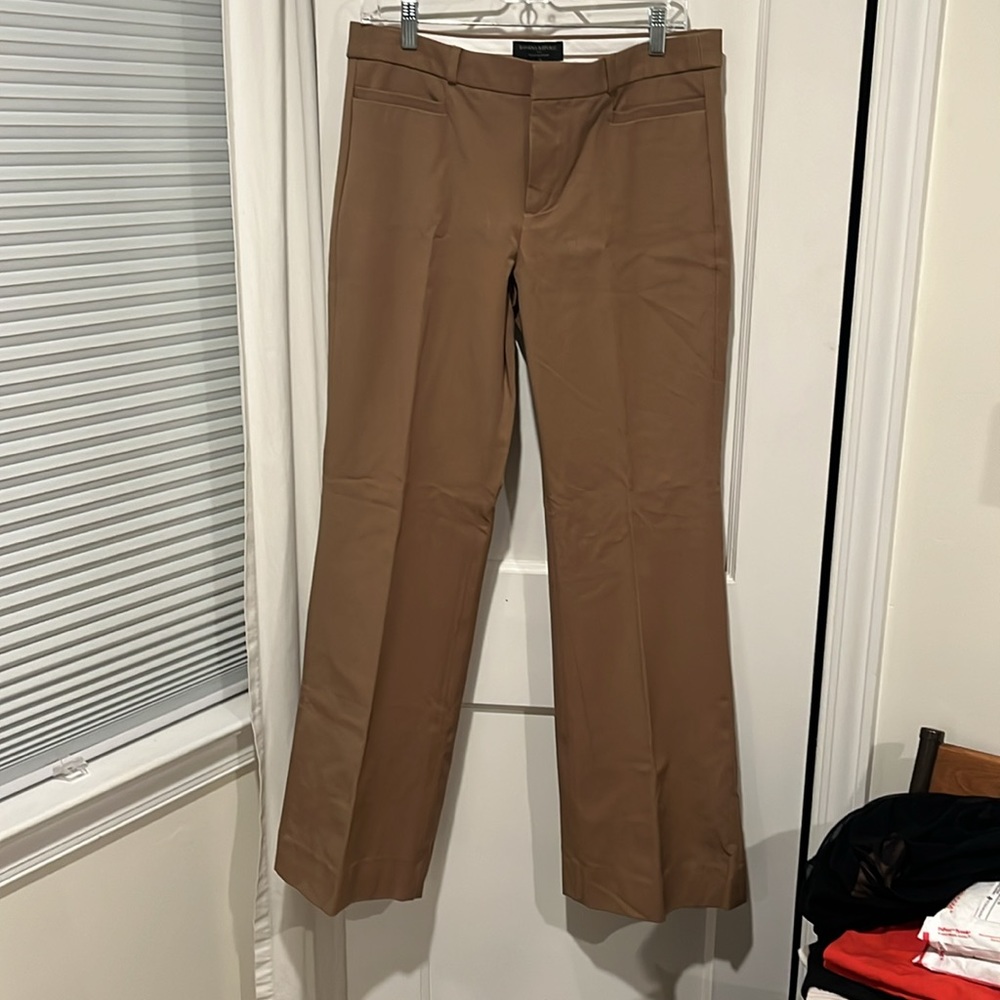 Banana Republic Factory Sloan Bootcut Pant - Plateau Beige Camel - Picture 8 of 9